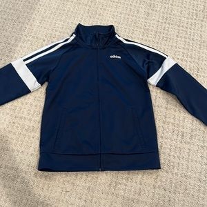 Adidas Navy Blue youth size 7 zip cup sweatshirt